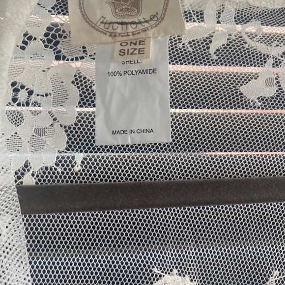 FP x Muche et Muchette Tiered Lace Kimono White Ivory O/S One Size Gypsy Boho - Picture 14 of 15